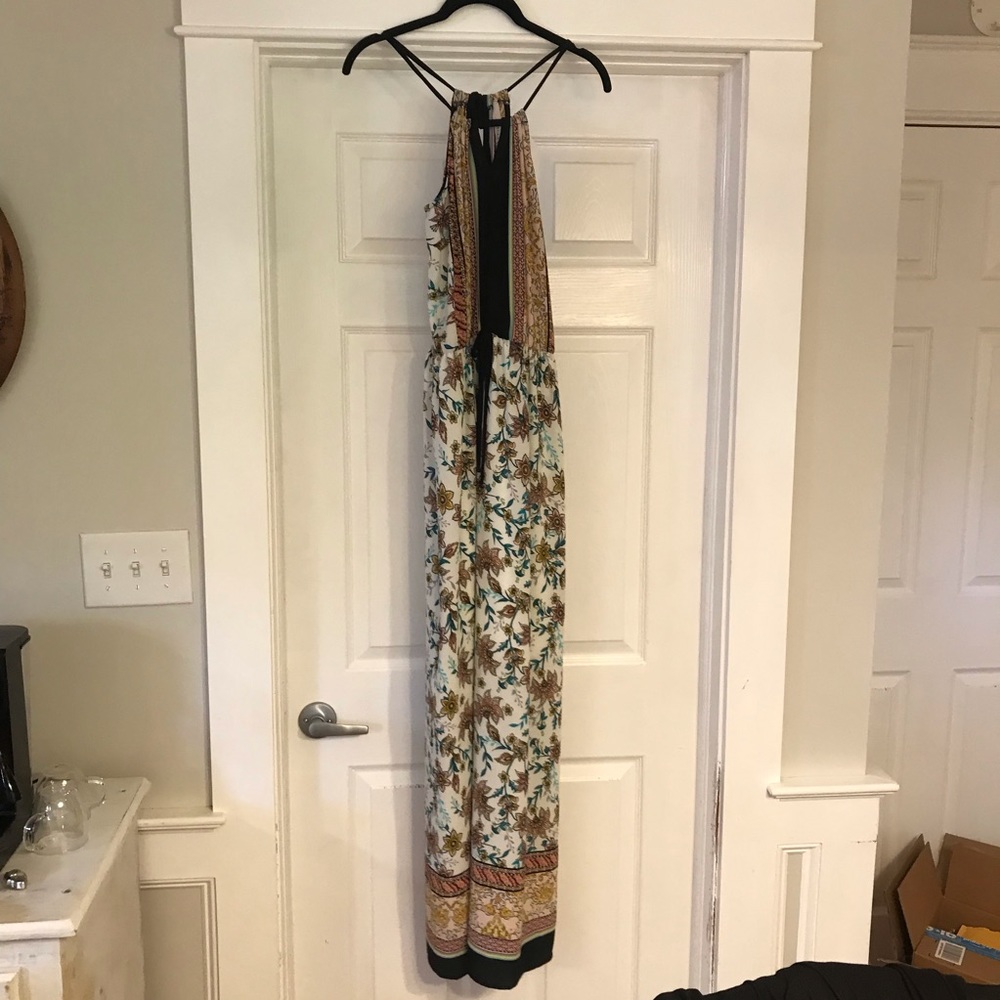 High Neck Maxi Dress